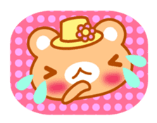 Love Love MIZUTAMA bear "Kuma chan" talk sticker #3919394
