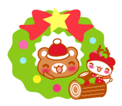 Love Love MIZUTAMA bear "Kuma chan" talk sticker #3919400