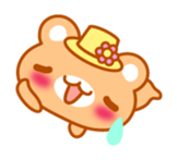 Love Love MIZUTAMA bear "Kuma chan" talk sticker #3919401