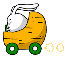 Excuse me, I am a rabbit! PART3 sticker #3919626