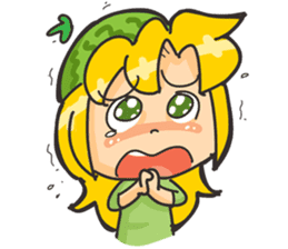 Kyuri the Cucumber Girl sticker #3920649