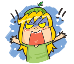 Kyuri the Cucumber Girl sticker #3920650