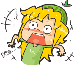 Kyuri the Cucumber Girl sticker #3920652