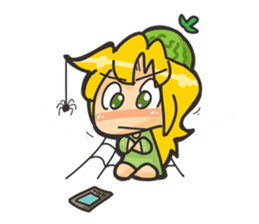 Kyuri the Cucumber Girl sticker #3920655