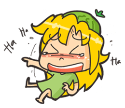 Kyuri the Cucumber Girl sticker #3920656