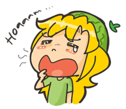 Kyuri the Cucumber Girl sticker #3920658