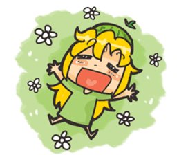 Kyuri the Cucumber Girl sticker #3920659