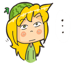 Kyuri the Cucumber Girl sticker #3920662
