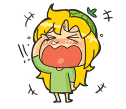 Kyuri the Cucumber Girl sticker #3920664