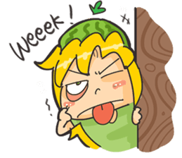 Kyuri the Cucumber Girl sticker #3920665