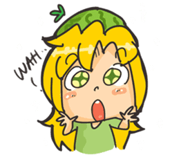 Kyuri the Cucumber Girl sticker #3920667