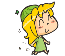 Kyuri the Cucumber Girl sticker #3920671