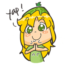 Kyuri the Cucumber Girl sticker #3920672
