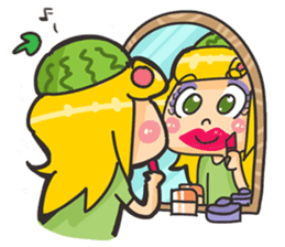 Kyuri the Cucumber Girl sticker #3920683