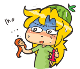 Kyuri the Cucumber Girl sticker #3920684