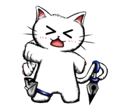 art of cat:shiro sticker #3920927