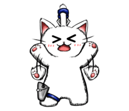 art of cat:shiro sticker #3920928