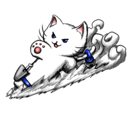 art of cat:shiro sticker #3920929