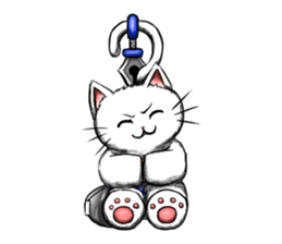 art of cat:shiro sticker #3920933