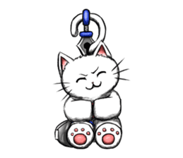 art of cat:shiro sticker #3920933