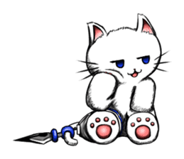 art of cat:shiro sticker #3920934