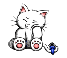 art of cat:shiro sticker #3920935