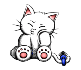 art of cat:shiro sticker #3920935