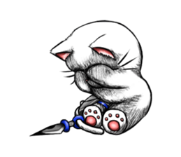 art of cat:shiro sticker #3920936