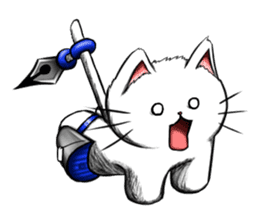 art of cat:shiro sticker #3920938