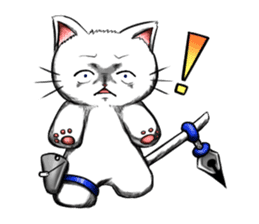 art of cat:shiro sticker #3920939
