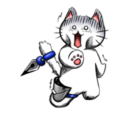 art of cat:shiro sticker #3920940
