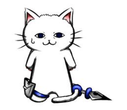 art of cat:shiro sticker #3920946