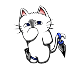 art of cat:shiro sticker #3920949