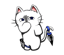 art of cat:shiro sticker #3920949