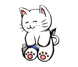 art of cat:shiro sticker #3920953