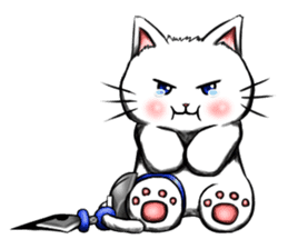 art of cat:shiro sticker #3920954