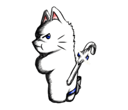 art of cat:shiro sticker #3920955
