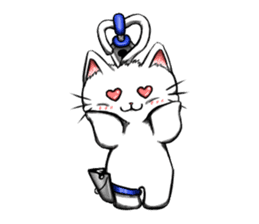art of cat:shiro sticker #3920956