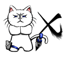 art of cat:shiro sticker #3920957