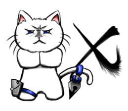 art of cat:shiro sticker #3920957