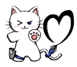 art of cat:shiro sticker #3920959