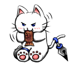 art of cat:shiro sticker #3920960