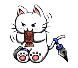 art of cat:shiro sticker #3920960