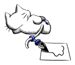 art of cat:shiro sticker #3920962