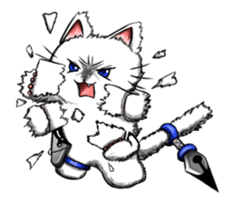 art of cat:shiro sticker #3920963