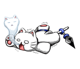 art of cat:shiro sticker #3920965