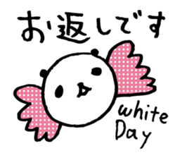 Every day of a panda in March sticker #3921211