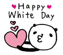 Every day of a panda in March sticker #3921213