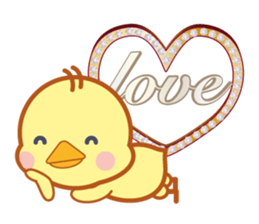 A jewel and chick sticker #3921477
