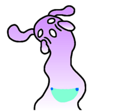 The rabbit which is overreaction sticker #3922425